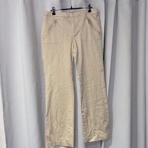 Banana Republic Beige‎ Chino Pants with Zipper Details